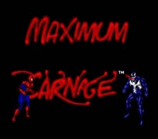 Spider-Man & Venom - Maximum Carnage Title Screen
